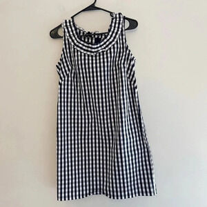 Talbots gingham dress classic summer preppy petite chic